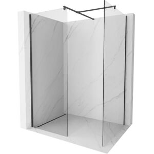 Mexen - Kioto Paroi De Douche Walk-in 110 X 80 Cm, Transparente, Noire - 800-110-202-70-00-080 - Publicité Mexen - Kioto Paroi De Douche Walk-in 110 X 80 Cm, Transparente, Noire - 800-110-202-70-00-080 - Publicité