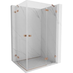 Mexen Lunar Cabine De Douche Duo Pivotante Droite 115 X 85 Cm, Transparent, Cuivre Brossé - 834-115p-085l-65-00 - Publicité Mexen Lunar Cabine De Douche Duo Pivotante Droite 115 X 85 Cm, Transparent, Cuivre Brossé - 834-115p-085l-65-00 - Publicité