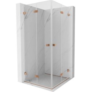 Mexen Lunar-f Duo Cabine De Douche Pliante 85 X 85 Cm, Transparent, Cuivre Brossé - 836-085l-085p-65-00 - Publicité Mexen Lunar-f Duo Cabine De Douche Pliante 85 X 85 Cm, Transparent, Cuivre Brossé - 836-085l-085p-65-00 - Publicité