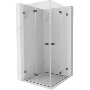 Mexen Lunar-f Duo Cabine De Douche Pliante 85 X 85 Cm, Transparent, Gris Canon Brossé - 836-085l-085p-66-00 - Publicité Mexen Lunar-f Duo Cabine De Douche Pliante 85 X 85 Cm, Transparent, Gris Canon Brossé - 836-085l-085p-66-00 - Publicité