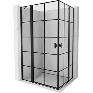 Mexen - Mist Duo Cabine De Douche Battante 95 X 85 Cm, Grille Noire, Noire - 8a4-095l-085p-70-77 - Publicité Mexen - Mist Duo Cabine De Douche Battante 95 X 85 Cm, Grille Noire, Noire - 8a4-095l-085p-70-77 - Publicité