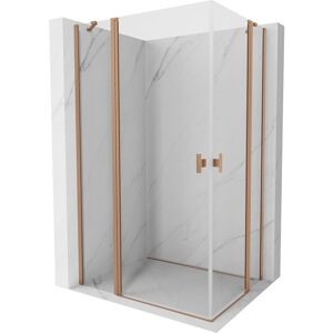Mexen - Mist Duo Cabine De Douche Pivotante 105 X 85 Cm, Transparent, Cuivre Brossé - 8a4-105-085-65-00 - Publicité Mexen - Mist Duo Cabine De Douche Pivotante 105 X 85 Cm, Transparent, Cuivre Brossé - 8a4-105-085-65-00 - Publicité