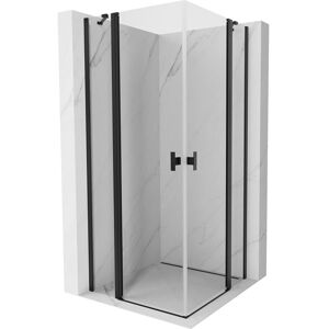 Mexen - Mist Duo Cabine De Douche Pivotante 85 X 85 Cm, Transparent, Noir - 8a4-085-085-70-00 - Publicité Mexen - Mist Duo Cabine De Douche Pivotante 85 X 85 Cm, Transparent, Noir - 8a4-085-085-70-00 - Publicité