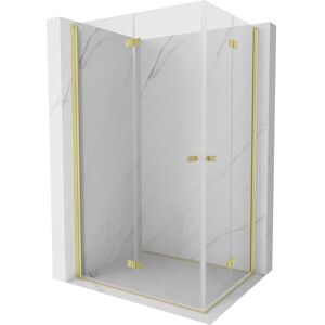 Mexen - Mist-f Duo Cabine De Douche Pliante 100 X 85 Cm, Transparent, Or Brossé - 8a6-100l-085p-55-00 - Publicité Mexen - Mist-f Duo Cabine De Douche Pliante 100 X 85 Cm, Transparent, Or Brossé - 8a6-100l-085p-55-00 - Publicité