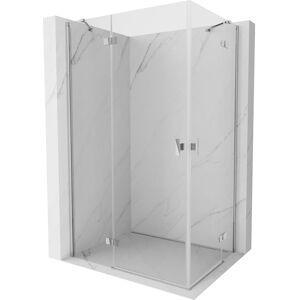 Mexen - Mist-h Duo Cabine De Douche Pivotante 80 X 85 Cm, Transparent, Chrome - 8a5-080l-085p-01-00 - Publicité Mexen - Mist-h Duo Cabine De Douche Pivotante 80 X 85 Cm, Transparent, Chrome - 8a5-080l-085p-01-00 - Publicité