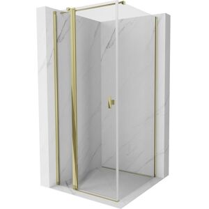 Mexen Mist T Cabine De Douche Pivotante 85 X 85 Cm, Transparent, Or - 8a4t-085-085-50-00 - Publicité Mexen Mist T Cabine De Douche Pivotante 85 X 85 Cm, Transparent, Or - 8a4t-085-085-50-00 - Publicité