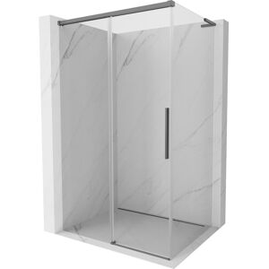 Mexen - Rox L Cabine De Douche Coulissante 115 X 85 Cm, Transparent, Gun Metal - 8c2l-115-085-95-00 - Publicité Mexen - Rox L Cabine De Douche Coulissante 115 X 85 Cm, Transparent, Gun Metal - 8c2l-115-085-95-00 - Publicité