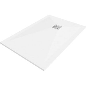 Mexen - Stone+ Receveur De Douche En Composite Rectangulaire 130 X 70 Cm, Blanc - 44107013 - Publicité Mexen - Stone+ Receveur De Douche En Composite Rectangulaire 130 X 70 Cm, Blanc - 44107013 - Publicité