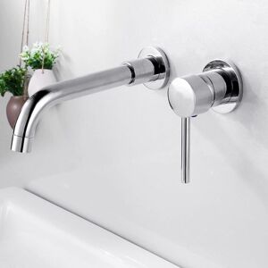 RAPANDA Mitigeur Lavabo Mural Rotatif À 360°robinet Salle De Bain Pour Baignoire Et Lavabo Robinetterie Lavabo Encastré Mural Design Moderne, Chromé - Publicité RAPANDA Mitigeur Lavabo Mural Rotatif À 360°robinet Salle De Bain Pour Baignoire Et Lavabo Robinetterie Lavabo Encastré Mural Design Moderne, Chromé - Publicité