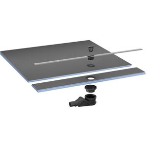 Wedi - Pack Receveur De Douche Pré-penté 164 X 120 X 4,7 Cm Fundo Flex Béton +bonde Horizontale+écoulement+support+colle+kit Étanche - Publicité Wedi - Pack Receveur De Douche Pré-penté 164 X 120 X 4,7 Cm Fundo Flex Béton +bonde Horizontale+écoulement+support+colle+kit Étanche - Publicité