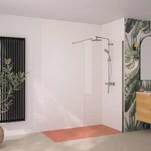 Kinedo - Paroi De Douche Transparent Solo 6+ 140cm Profilé Chromé - Publicité Kinedo - Paroi De Douche Transparent Solo 6+ 140cm Profilé Chromé - Publicité