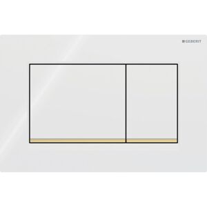 COOCHEER Pour Plaque De Déclenchement Geberit Sigma20 (ex Sigma30) Square Pour Rinçagedouble Touche: Blanc, Doré (115.883.kk.1) - Publicité COOCHEER Pour Plaque De Déclenchement Geberit Sigma20 (ex Sigma30) Square Pour Rinçagedouble Touche: Blanc, Doré (115.883.kk.1) - Publicité