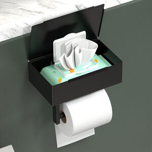 JALLERIA Porte-papier Hygiénique Sans Perçage Porte-papier Hygiénique Avec Boîte À Lingettes Humides Porte-rouleau De Papier Hygiénique Avec Étagère À Tiroir Porte-papier Pour Toilettes Et Salle De Bain Montag - Publicité JALLERIA Porte-papier Hygiénique Sans Perçage Porte-papier Hygiénique Avec Boîte À Lingettes Humides Porte-rouleau De Papier Hygiénique Avec Étagère À Tiroir Porte-papier Pour Toilettes Et Salle De Bain Montag - Publicité