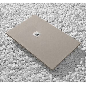 FRASCIO NEW TECNOLOGY Receveur De Douche 75x120 Cm Ligne Vulcano Fin Beige Ral 1019 En Résine Synthétique Et Poudre De Marbre Avec Bonde Libre - Frascio - Publicité FRASCIO NEW TECNOLOGY Receveur De Douche 75x120 Cm Ligne Vulcano Fin Beige Ral 1019 En Résine Synthétique Et Poudre De Marbre Avec Bonde Libre - Frascio - Publicité