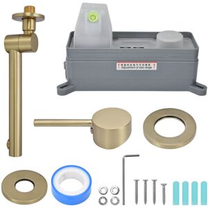 ALLAUVE Robinet De Baignoire Murale En Cuivre Doré Brossé, Robinet De Lavabo Avec Filetage Externe G1/2, Mitigeur Eau Chaude Et Froide - Publicité ALLAUVE Robinet De Baignoire Murale En Cuivre Doré Brossé, Robinet De Lavabo Avec Filetage Externe G1/2, Mitigeur Eau Chaude Et Froide - Publicité