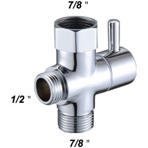 Valve 3 Voies En Laiton, Déviateur Colonne De Douche, Valve 3 Voies En Laiton Massif, Convient Pour Le Détournement De Tuyau De Salle De Bain, Ajustez La Taille Du Débit D'Eau(argent) - Sollbry - Publicité Valve 3 Voies En Laiton, Déviateur Colonne De Douche, Valve 3 Voies En Laiton Massif, Convient Pour Le Détournement De Tuyau De Salle De Bain, Ajustez La Taille Du Débit D'Eau(argent) - Sollbry - Publicité