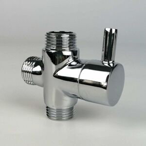 Ymyny Vanne De Dérivation, Mâle G1/2 Robinet En Laiton T Adaptateur Chrome Salle De Bain Douche Robinet Accessoires Inverseur D'Eau 3 Voies Vanne De Remplissage Mâle - Publicité Ymyny Vanne De Dérivation, Mâle G1/2 Robinet En Laiton T Adaptateur Chrome Salle De Bain Douche Robinet Accessoires Inverseur D'Eau 3 Voies Vanne De Remplissage Mâle - Publicité