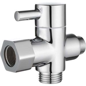 Zvd - Vanne 3 Voies En Laiton Massif 3/8-12/17 T Adaptateur Vanne De Derivation Pour Remplacement Système De Douche Cuisine Salle De Bain Chrome - Publicité Zvd - Vanne 3 Voies En Laiton Massif 3/8-12/17 T Adaptateur Vanne De Derivation Pour Remplacement Système De Douche Cuisine Salle De Bain Chrome - Publicité