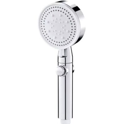 ABYSSE (245×90×20)pommeau De Douche 5 Jet Chrome Avec Support Et Flexible - Publicité ABYSSE (245×90×20)pommeau De Douche 5 Jet Chrome Avec Support Et Flexible - Publicité