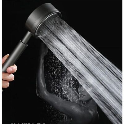 MOXIE Pommeau Douche,pommeau De Douche Haute Pression En Acier Inoxydable 304, Douchette Douche Salle De Bain Economie D'Eau(noire) - Publicité MOXIE Pommeau Douche,pommeau De Douche Haute Pression En Acier Inoxydable 304, Douchette Douche Salle De Bain Economie D'Eau(noire) - Publicité