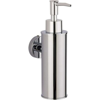 PELTOR Distributeur De Savon Mural En Acier Inoxydable Pour Salle De Bain, Cuisine, Décoration De La Maison (rond, Chromé) - Publicité PELTOR Distributeur De Savon Mural En Acier Inoxydable Pour Salle De Bain, Cuisine, Décoration De La Maison (rond, Chromé) - Publicité
