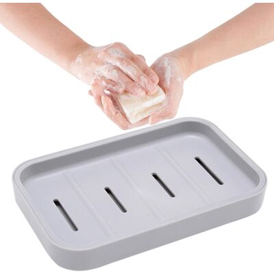 GRASSLIN 1 Porte-savon Double Couche, Plastique Étanche, Drainage Rapide, Pour Douche, Cuisine, Salle De Bain - Publicité GRASSLIN 1 Porte-savon Double Couche, Plastique Étanche, Drainage Rapide, Pour Douche, Cuisine, Salle De Bain - Publicité