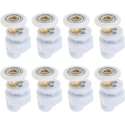 OEM 8pcs 23mm Rouleaux De Porte De Douche Salle De Bain Poulies De Porte Coulissantes En Verre Roues De Rechange Ultra-silencieuses Roues De 23mm De Diamètre Pour Porte De Douche Hammam-crezuo - Publicité OEM 8pcs 23mm Rouleaux De Porte De Douche Salle De Bain Poulies De Porte Coulissantes En Verre Roues De Rechange Ultra-silencieuses Roues De 23mm De Diamètre Pour Porte De Douche Hammam-crezuo - Publicité