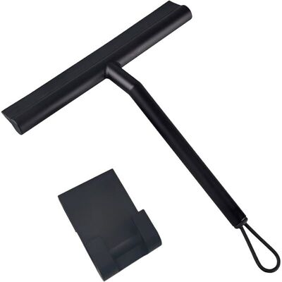 Scotch Raclette De Douche Pour Porte En Verre Avec Support Silicone Et Crochet Acier Inoxydable Nettoyage Salle De Bain - Publicité Scotch Raclette De Douche Pour Porte En Verre Avec Support Silicone Et Crochet Acier Inoxydable Nettoyage Salle De Bain - Publicité