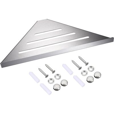 MCBOSON (30cm, Argent) Étagère De Douche D’angle Étagère En Acier Inox Étagère Murale Triangulaire Panier De Rangement Pour Salle De Bain - Publicité MCBOSON (30cm, Argent) Étagère De Douche D’angle Étagère En Acier Inox Étagère Murale Triangulaire Panier De Rangement Pour Salle De Bain - Publicité