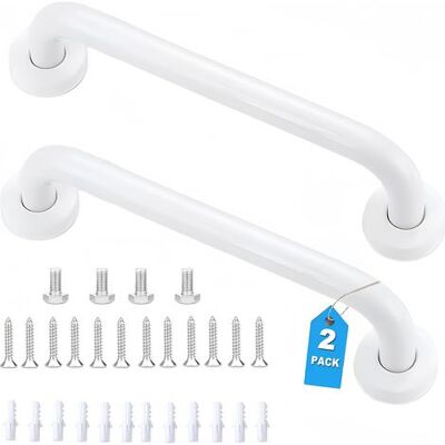 OEM 2pcs Poignée De Baignoire De Sécurité, Poignées Antidérapantese Acier Inoxydable, Barre D'Appui Wc Barre D'Appui De Salle De Bain, Barre De Maintien Douche Pour Âgées/enfants,30cm, Blanc - Publicité OEM 2pcs Poignée De Baignoire De Sécurité, Poignées Antidérapantese Acier Inoxydable, Barre D'Appui Wc Barre D'Appui De Salle De Bain, Barre De Maintien Douche Pour Âgées/enfants,30cm, Blanc - Publicité
