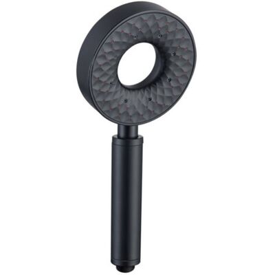 ABYSSE Pommeau De Douche Anti Calcaire Douchette À Main Haute Pression 3 Fonction Pomme De Douche À Main Economie Deau Tête, Abs, Rond,noir - Publicité ABYSSE Pommeau De Douche Anti Calcaire Douchette À Main Haute Pression 3 Fonction Pomme De Douche À Main Economie Deau Tête, Abs, Rond,noir - Publicité