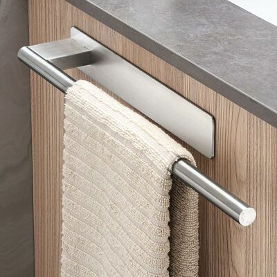 URSUS Porte Serviette Salle De Bain Adhésif Porte-serviettes Mural Sans Percage Support De Serviettes En Acier Inoxydable Pour Toilettes Cuisine Argent - Publicité URSUS Porte Serviette Salle De Bain Adhésif Porte-serviettes Mural Sans Percage Support De Serviettes En Acier Inoxydable Pour Toilettes Cuisine Argent - Publicité