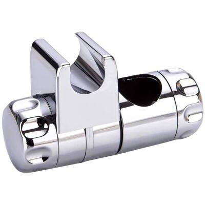 Melissa Support Douche À Main Remplaçable, Support Pommeau De Douche, Clamp Douchette Réglable De Salle De Bain Adapté 25mm À La Barre De Douche, 19-22mm À La Douchette, Abs Chromé - Publicité Melissa Support Douche À Main Remplaçable, Support Pommeau De Douche, Clamp Douchette Réglable De Salle De Bain Adapté 25mm À La Barre De Douche, 19-22mm À La Douchette, Abs Chromé - Publicité