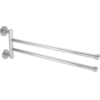 BRAST (2-armer)porte Serviettes Mural 180° Serviette Support Porte-serviettes Acier Inoxydable Barre À Serviettes Chrome - Publicité BRAST (2-armer)porte Serviettes Mural 180° Serviette Support Porte-serviettes Acier Inoxydable Barre À Serviettes Chrome - Publicité