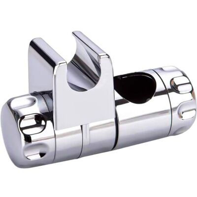 SCORPIO Support Douche À Main Remplaçable, Support Pommeau De Douche, Clamp Douchette Réglable De Salle De Bain Adapté 25mm À La Barre De Douche, 19-22mm À La Douchette, Abs Chromé - Publicité SCORPIO Support Douche À Main Remplaçable, Support Pommeau De Douche, Clamp Douchette Réglable De Salle De Bain Adapté 25mm À La Barre De Douche, 19-22mm À La Douchette, Abs Chromé - Publicité
