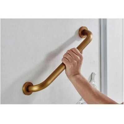 ABYSSE Retro Barre D'Appui Sécurité En Cuivre De Salle De Bain Baignoire Douche Wc Support Mural Serviette 30cm - Publicité ABYSSE Retro Barre D'Appui Sécurité En Cuivre De Salle De Bain Baignoire Douche Wc Support Mural Serviette 30cm - Publicité