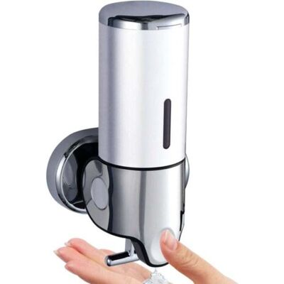 ABYSSE 500ml Distributeur Savon, Distributeur Désinfectant Pour Les Mains Mural, Distributeur Savon De Cuisine Manuel, Distributeur De Shampoing Et Gel Douche, Pour Hôtel De Toilette De Salle De Bain - Publicité ABYSSE 500ml Distributeur Savon, Distributeur Désinfectant Pour Les Mains Mural, Distributeur Savon De Cuisine Manuel, Distributeur De Shampoing Et Gel Douche, Pour Hôtel De Toilette De Salle De Bain - Publicité