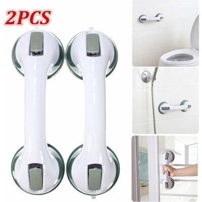 Scotch Poignée De Douche Barres D'Appui Pour Salle De Bain Poignée De Douche Avec Forte Ventouse Poignée De Sécurité Main Courante Pour Handicapé, Personnes Âgées, Salle De Bain, Baignoire, - Publicité Scotch Poignée De Douche Barres D'Appui Pour Salle De Bain Poignée De Douche Avec Forte Ventouse Poignée De Sécurité Main Courante Pour Handicapé, Personnes Âgées, Salle De Bain, Baignoire, - Publicité