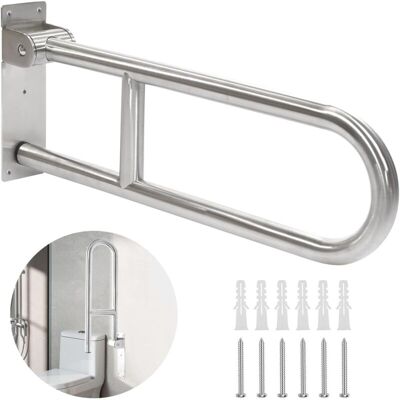 OEM Inhhub Barre D'Appui Wc Handicapé. 60cm Barre D'Appui Pliable. Poignée De Douche. Support De Sécurité Des Toilettes. Pour Salle De Bains. Acier Inoxydable Antidérapant -inhhub - Publicité OEM Inhhub Barre D'Appui Wc Handicapé. 60cm Barre D'Appui Pliable. Poignée De Douche. Support De Sécurité Des Toilettes. Pour Salle De Bains. Acier Inoxydable Antidérapant -inhhub - Publicité