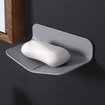 OEM Porte-savon Mural Porte-savon Sans Trou Perforé Porte-savon De Toilette Porte-savon Mural Sans Ventouse Porte-savon Auto-drainant Utipsé Dans La Salle De Bain Douche Distributeur De Savon (gris) - Publicité OEM Porte-savon Mural Porte-savon Sans Trou Perforé Porte-savon De Toilette Porte-savon Mural Sans Ventouse Porte-savon Auto-drainant Utipsé Dans La Salle De Bain Douche Distributeur De Savon (gris) - Publicité