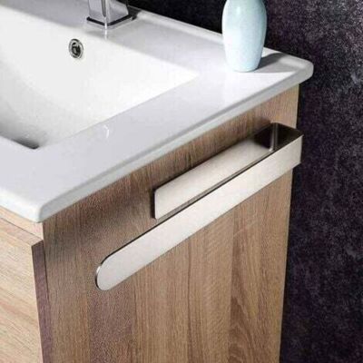 ABYSSE Porte-serviettes Sans Perçage Porte-serviettes De Salle De Bain Anneau Porte-serviettes En Acier Inoxydable Brossé Auto-adhésif 37cm - Publicité ABYSSE Porte-serviettes Sans Perçage Porte-serviettes De Salle De Bain Anneau Porte-serviettes En Acier Inoxydable Brossé Auto-adhésif 37cm - Publicité