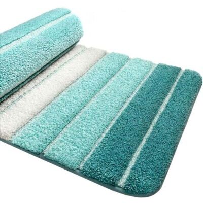 ABYSSE Tapis De Bain Antiderapant,extra Doux Tapis Salle Bain,lavable En Machine,absorbant L'Eau,50 X 80 Cm,turquoise - Publicité ABYSSE Tapis De Bain Antiderapant,extra Doux Tapis Salle Bain,lavable En Machine,absorbant L'Eau,50 X 80 Cm,turquoise - Publicité