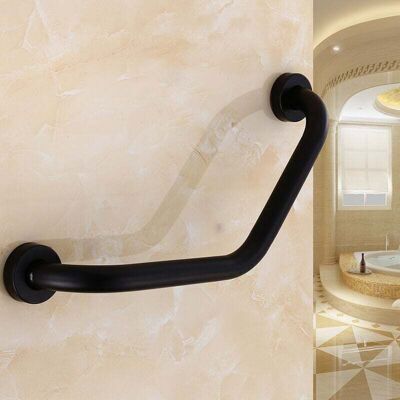 ACKERMAN Barre D'Appui De Salle De Bain, Barre D'Appui De Douche En Acier Inoxydable, Poignée De Sécurité, Noire - Publicité ACKERMAN Barre D'Appui De Salle De Bain, Barre D'Appui De Douche En Acier Inoxydable, Poignée De Sécurité, Noire - Publicité
