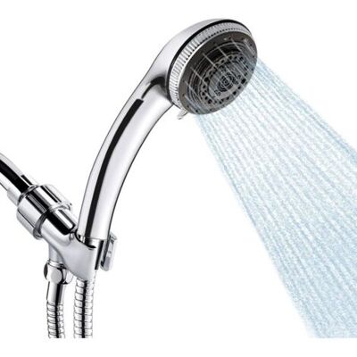 ABYSSE Pommeau De Douche,7 Fonctions Pommeau De Douche Avec Tuyau Douche, Pommeau De Douche Economie Deau Avec Support De Pommeau De Douche Pluie Et Tuyau (1,5 M)(7 Fonctions) - Publicité ABYSSE Pommeau De Douche,7 Fonctions Pommeau De Douche Avec Tuyau Douche, Pommeau De Douche Economie Deau Avec Support De Pommeau De Douche Pluie Et Tuyau (1,5 M)(7 Fonctions) - Publicité