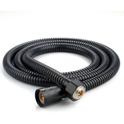 ABYSSE Tuyau De Douche Flexible En Acier Inoxydable 1 Pièce 1,5 M, Raccords En Laiton, Tuyau De Pommeau De Douche Anti-torsion, Tuyau De Douche Flexible - Noir - Publicité ABYSSE Tuyau De Douche Flexible En Acier Inoxydable 1 Pièce 1,5 M, Raccords En Laiton, Tuyau De Pommeau De Douche Anti-torsion, Tuyau De Douche Flexible - Noir - Publicité