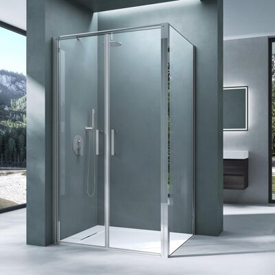Mai & Mai Cabine De Douche 75x90 Cm Montage Réversible Porte Auto-levante Paroi De Douche Rectangulaire Avec Receveur De Douche Verre Transparent De 8mm Easy Clean Rav66k - Publicité Mai & Mai Cabine De Douche 75x90 Cm Montage Réversible Porte Auto-levante Paroi De Douche Rectangulaire Avec Receveur De Douche Verre Transparent De 8mm Easy Clean Rav66k - Publicité