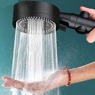 SANS MARQUE Pommeau De Douchepommeau De Douche À Haute Pression Économie D'Eau, Douchette Douche Salle De Bain Réglable À 6 Modes, Pommeau De Douche Anti Calcaire Avec Arret, Facile À Installer (noir) - Publicité SANS MARQUE Pommeau De Douchepommeau De Douche À Haute Pression Économie D'Eau, Douchette Douche Salle De Bain Réglable À 6 Modes, Pommeau De Douche Anti Calcaire Avec Arret, Facile À Installer (noir) - Publicité
