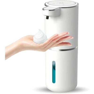 ABYSSE Distributeur De Savon Automatique, Distributeur De Savon Moussant Sans Contact, Rechargeable Par Usb, 400 Ml, Fixation Murale, 4 Niveaux, Capteur De Mouvement Réglable, Pompe Étanche (blanc) - Publicité ABYSSE Distributeur De Savon Automatique, Distributeur De Savon Moussant Sans Contact, Rechargeable Par Usb, 400 Ml, Fixation Murale, 4 Niveaux, Capteur De Mouvement Réglable, Pompe Étanche (blanc) - Publicité