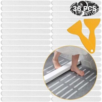 ABYSSE Bandes Antidérapantes Pour Baignoire Et Douche (20 Mm X 200 Mm) - Publicité ABYSSE Bandes Antidérapantes Pour Baignoire Et Douche (20 Mm X 200 Mm) - Publicité