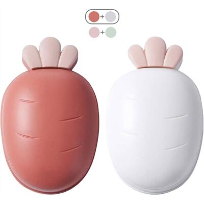 BRINSEA 2pcs Porte Savon Plastique Avec Couvercle, Voyage Boîte À Savon Portable, Pour Salle De Bain Voyage Randonnée Camping(rouge Blanc) - Publicité BRINSEA 2pcs Porte Savon Plastique Avec Couvercle, Voyage Boîte À Savon Portable, Pour Salle De Bain Voyage Randonnée Camping(rouge Blanc) - Publicité